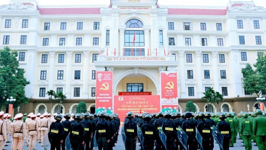 Công an tỉnh Ninh Bình tổ chức Lễ ra mắt “Tổ Công tác đặc biệt - 35”