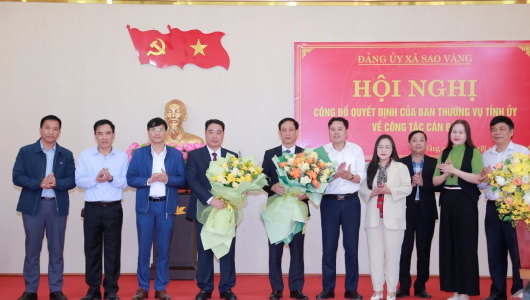 Công bố Quyết định về công tác cán bộ của Ban Thường vụ Tỉnh ủy Thanh Hóa