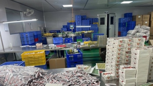 Triệt phá đường dây sản xuất thực phẩm chức năng giả Medistar Việt Nam