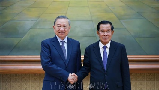 Quốc yến chào mừng Tổng Bí thư Tô Lâm thăm cấp Nhà nước tới Vương quốc Campuchia