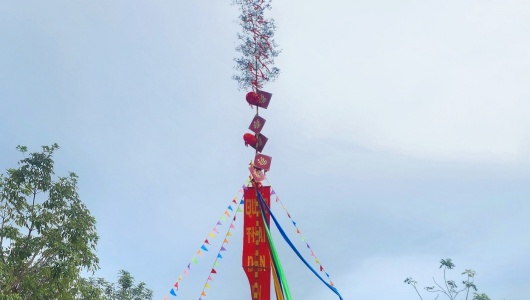 Tái hiện lễ thượng nêu và thả cá chép tại Thành nhà Hồ 