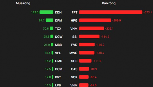 Cổ phiếu dầu khí bị bán tháo, khối ngoại xả ròng kỷ lục hơn 3.200 tỷ đồng