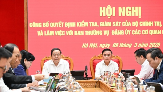 Công bố quyết định kiểm tra, giám sát đối với Ban Thường vụ Đảng ủy các cơ quan Đảng Trung ương