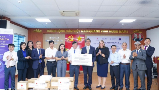 Hà Tĩnh tiếp nhận nguồn viện trợ y tế trị giá 2,28 tỷ đồng