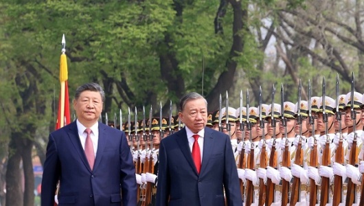 Lễ đón trọng thể Tổng Bí thư, Chủ tịch nước Tô Lâm thăm Trung Quốc