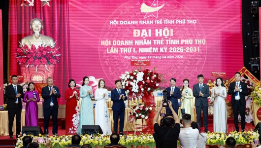 Đại hội Hội Doanh nhân trẻ tỉnh Phú Thọ lần thứ I, nhiệm kỳ 2026 – 2031 với chủ đề “Hội nhập - Vươn mình - Phát triển”