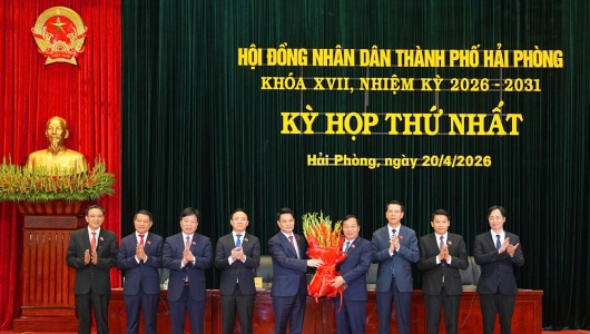 Ông Lê Văn Hiệu tái đắc cử Chủ tịch HĐND TP Hải Phòng