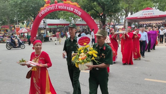 Lễ hội đền thờ Lê Hoàn: Nơi phô diễn sự sáng tạo các sản phẩm làng nghề truyền thống