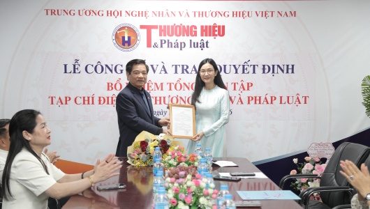 Nhà báo Khổng Nhung được bổ nhiệm làm Tổng biên tập Tạp chí điện tử Thương hiệu và Pháp luật