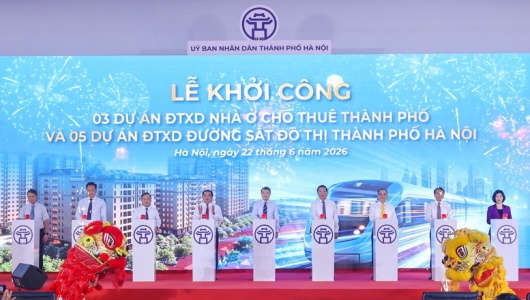 Hà Nội khởi công 5 tuyến đường sắt đô thị và 3 dự án nhà ở cho thuê
