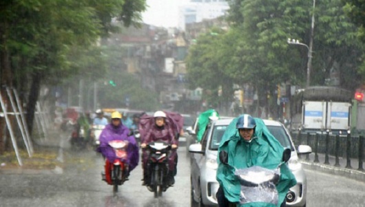 Dự báo thời tiết ngày 26/6: Bắc Bộ có mưa dông, trời dịu mát