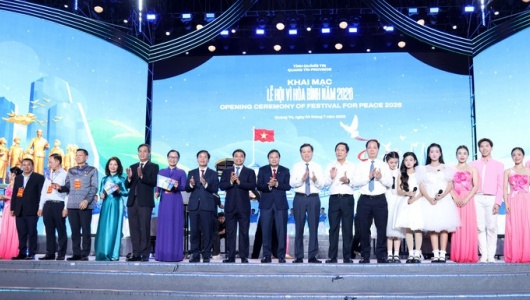 Khai mạc Lễ hội Vì Hòa bình 2026: Lan tỏa thông điệp hòa bình từ Quảng Trị đến thế giới