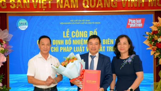 Ông Phan Văn Lâm được bổ nhiệm làm Tổng Biên tập Tạp chí Pháp luật và Phát triển