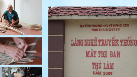 Lặng lẽ giữ hồn cốt nghề mây tre đan ở Thái Nguyên