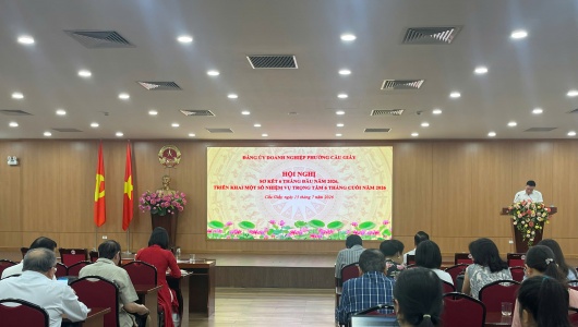 Đảng ủy Doanh nghiệp phường Cầu Giấy: Điểm sáng chuyển đổi số và xây dựng Đảng 6 tháng đầu năm 2026