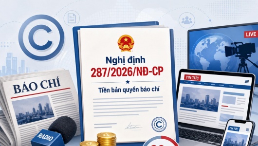 Từ ngày 1/9, áp dụng quy định mới về tiền bản quyền trong lĩnh vực báo chí