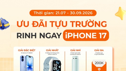 Mua xe Yadea, có hội trúng iPhone 17