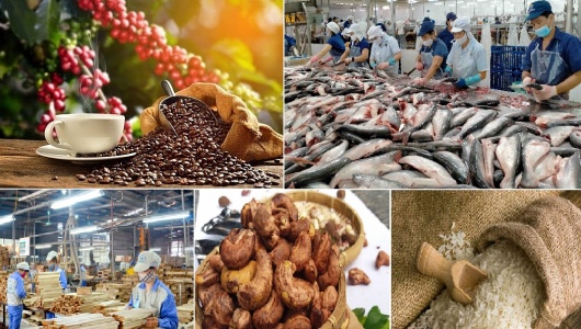 Xuất khẩu nông, lâm, thủy sản tăng trưởng ấn tượng, đạt gần 42,8 tỷ USD