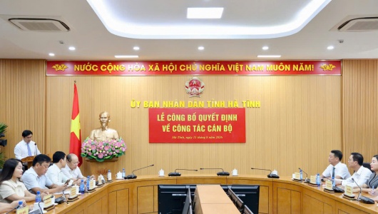 Hà Tĩnh: Bổ nhiệm, giao quyền 5 cán bộ lãnh đạo