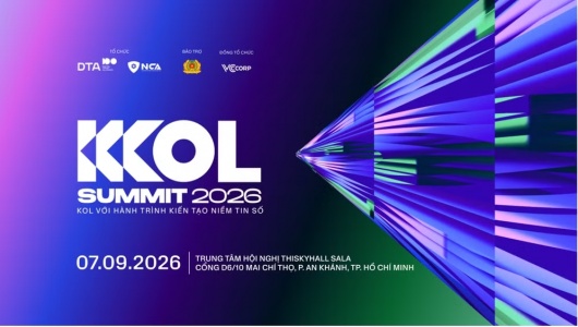 KOL Summit 2026 với chủ đề 'KOL với hành trình kiến tạo niềm tin số' sắp diễn ra