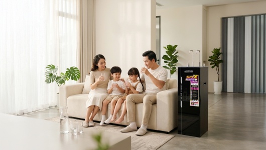 Máy lọc nước MUTOSI tích hợp công nghệ làm nóng trực tiếp, cho nước nóng sau khoảng 3 giây