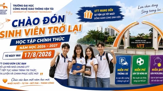 Trường đại học đầu tiên ở miền Bắc miễn phí trông giữ xe và sử dụng sân thể thao
