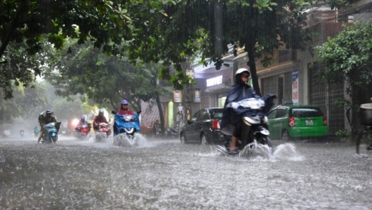 Dự báo thời tiết ngày 19/8: Bắc Bộ và Trung Bộ có mưa lớn diện rộng