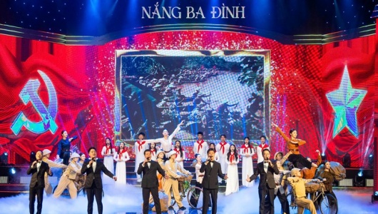 Ấn tượng Chương trình nghệ thuật 'Nắng Ba Đình' chào mừng kỷ niệm 81 năm Ngày Cách mạng Tháng Tám