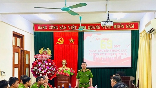 Kỷ niệm 69 năm Ngày truyền thống lực lượng Kỹ thuật hình sự Công an tỉnh Ninh Bình