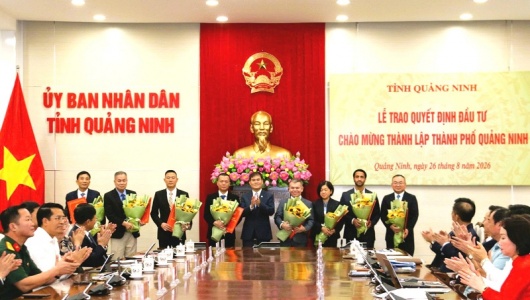 Quảng Ninh trao quyết định đầu tư 16 dự án với tổng vốn khoảng 16.075 tỷ đồng