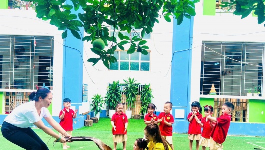 Trường Mầm non Minh Khai: Khởi đầu năm học mới bằng yêu thương và sẻ chia