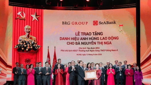 Chủ tịch Tập đoàn BRG Nguyễn Thị Nga được phong tặng danh hiệu Anh hùng Lao động thời kỳ đổi mới