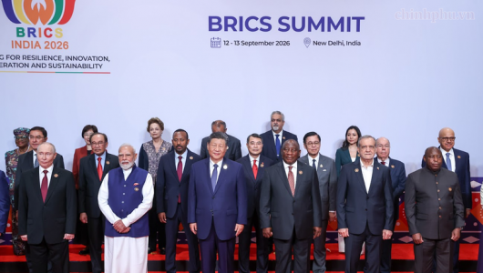 Thủ tướng Lê Minh Hưng cùng nhiều nguyên thủ dự Hội nghị thượng đỉnh BRICS tại Ấn Độ