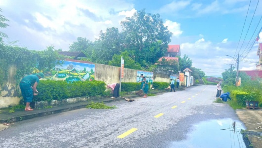 Xã Định Tân (Thanh Hóa): Khẩn trương khắc phục hậu quả mưa lũ, khôi phục sản xuất