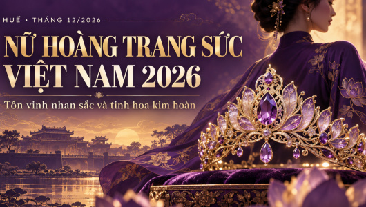 Nữ hoàng Trang sức Việt Nam 2026 công bố lịch chung kết mới tại Huế