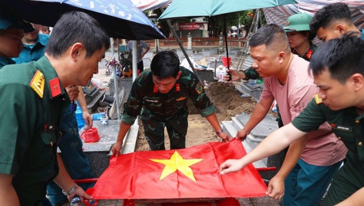Hà Nội hoàn thành sớm lấy mẫu hài cốt liệt sĩ tại 230 nghĩa trang