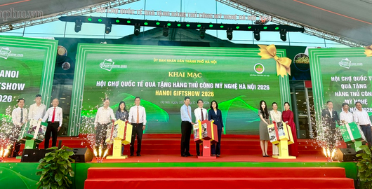 Khai mạc Hội chợ quốc tế Quà tặng hàng thủ công mỹ nghệ Hà Nội năm 2026