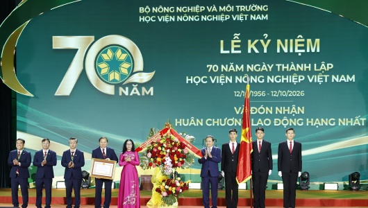 Chủ tịch Quốc hội Trần Thanh Mẫn dự Lễ kỷ niệm 70 năm Học viện Nông nghiệp Việt Nam