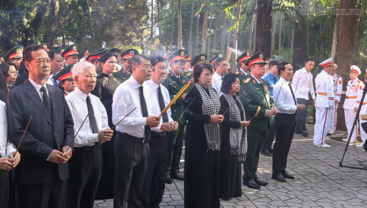 TPHCM trang nghiêm lễ viếng, truy điệu và an táng 731 hài cốt liệt sĩ Mậu Thân 1968