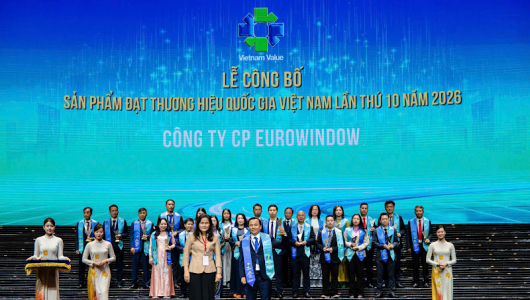 Eurowindow và dấu ấn bền vững khi đạt Thương hiệu Quốc gia 16 năm liên tiếp