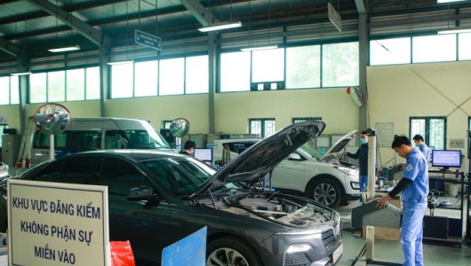 Biểu giá kiểm định ô tô tối đa lên tới 518.200 đồng