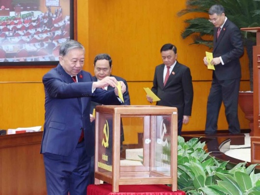 Đồng chí Tô Lâm tái đắc cử Tổng Bí thư Ban Chấp hành Trung ương Đảng khoá XIV