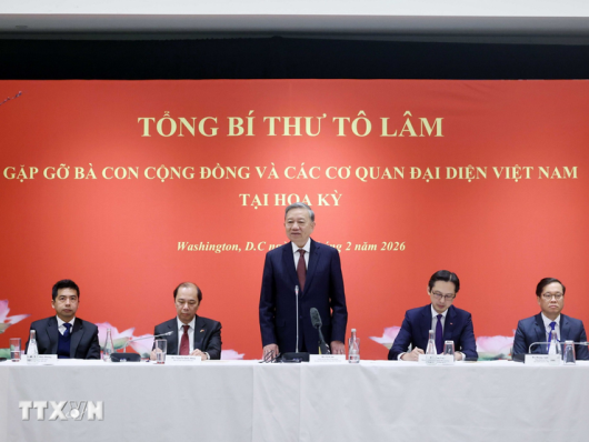 Tổng Bí thư Tô Lâm gặp gỡ bà con cộng đồng người Việt Nam tại Hoa Kỳ