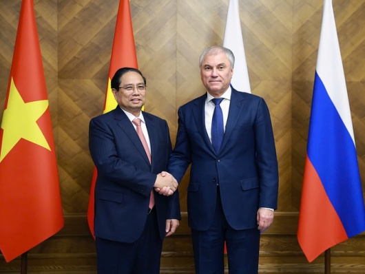 Chủ tịch Duma Quốc gia Nga: Hết sức ủng hộ thỏa thuận xây dựng nhà máy điện hạt nhân Ninh Thuận 1