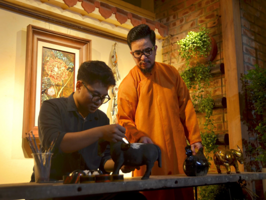 “Dòng chảy sơn mài Việt” tại phố cổ: Đánh thức di sản, kết nối sáng tạo đương đại