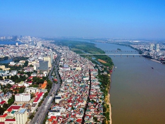 Hà Nội xây 4 khu đô thị tái định cư cho 70.000 hộ dân ven sông Hồng