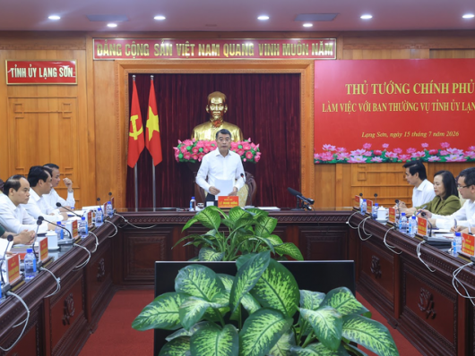 Thủ tướng yêu cầu Lạng Sơn phải đạt mức tăng trưởng trên 13% trong 6 tháng cuối năm