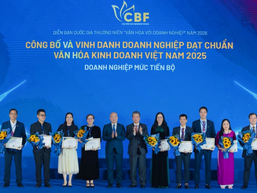 Khởi động chương trình xét chọn “Doanh nghiệp đạt chuẩn văn hóa kinh doanh Việt Nam” năm 2026