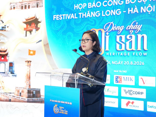 Festival Thăng Long - Hà Nội 2026: Kết nối di sản, nghệ thuật và sáng tạo trong 'dòng chảy di sản'