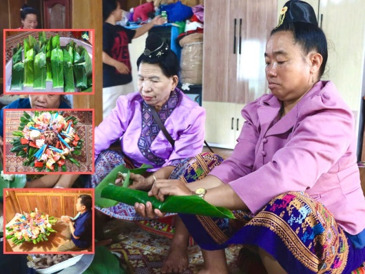Giữ hồn văn hóa “Kin khẩu hó” - Lễ mừng cơm mới của dân tộc Lào